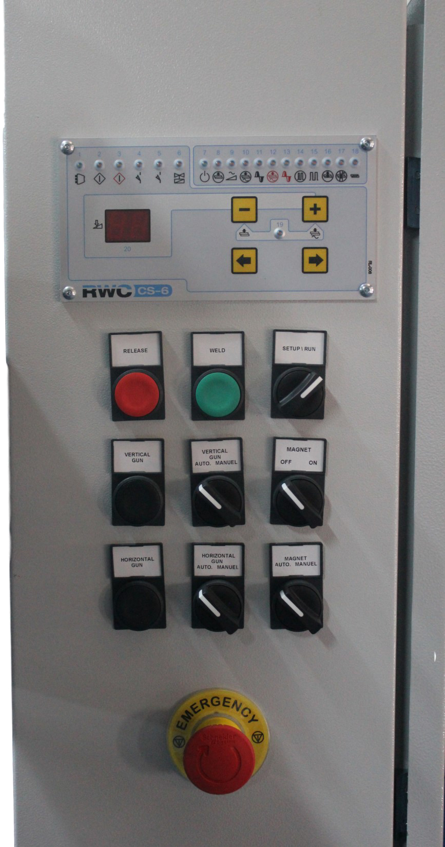 Welder Control Panel